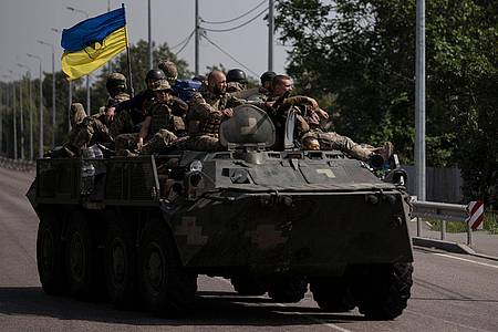 Ukrainische Soldaten in der Region Donezk im Osten des Landes.