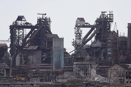 Das Stahlwerk Azovstal in Mariupol wurde zuletzt heftig von russischer Seite aus beschossen.