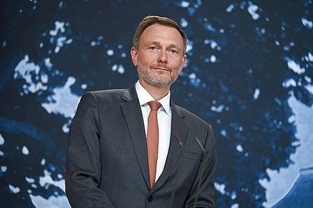 Finanzminister Christian Lindner (FDP) sieht bei den Etatplänen noch Diskussionsbedarf.