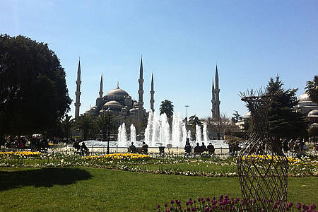 Moschee in Instanbul in der Türkei