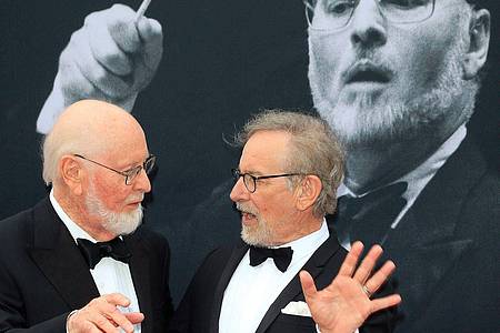 Ein erfolgreiches Team: John Williams (l) und Steven Spielberg.