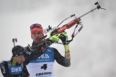 Johannes Kühn kehrt nach einer Corona-Infektion zurück in den Biathlon-Weltcup. Foto: Hendrik Schmidt/dpa