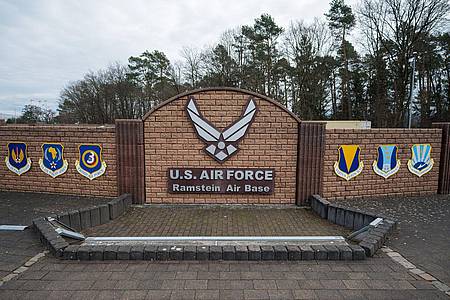 Das Symbol der Ramstein Air Base der U.S. Air Force.