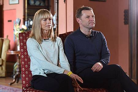 Kate und Gerry McCann geben der BBC Journalistin Fiona Bruce ein Interview in Loughborough zum Verschwinden ihrer Tochter Madeleine.