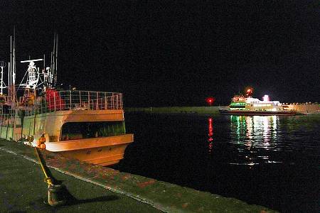 Blick auf einen Fischereihafen, von dem aus ein vermisstes Ausflugsboot am Samstag zu einer Tour in Shari auf der nördlichen Insel Hokkaido aufgebrochen ist.