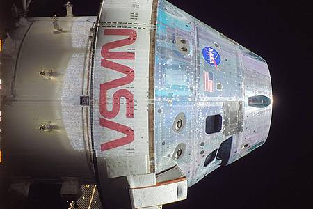 «Orion»-Kapsel der Nasa-Mondmission einen Entfernungsrekord aufgestellt.