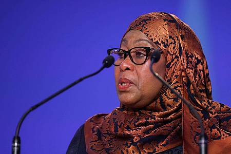Hat sich bisher nicht zur Forderung geäußert: Tansanias Präsidentin Samia Suluhu Hassan.