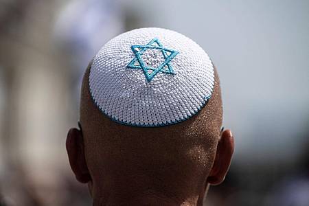 Die Kippa, die traditionelle religiöse Kopfbedeckung jüdischer Männer.