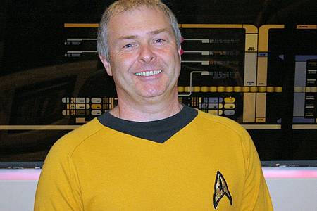 Der Hochschul-Dozent Hubert Zitt aus Zweibrücken hält seit vielen Jahren Vorträge zum Science-Fiction-Mehrteiler «Star Trek».