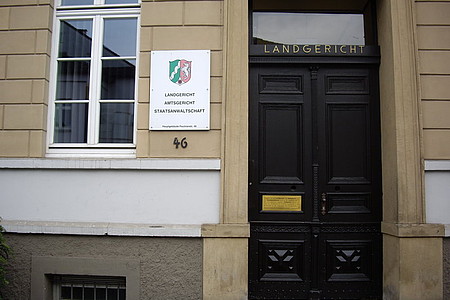Eingang Landgericht Detmold